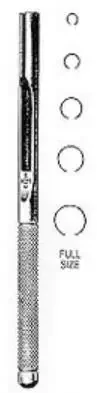 Miltex – Tendon Stripper Bunnell 6 Inch Length X 3 mm Inside Diameter Round Knurled Handle, Stainless Steel OR Grade – 27-1020
