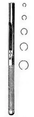 Miltex – Tendon Stripper Bunnell 6 Inch Length X 5 mm Inside Diameter Round Knurled Handle, Stainless Steel OR Grade – 27-1024