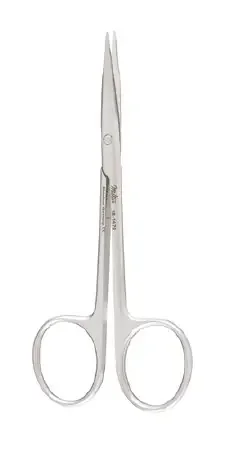 Miltex – Tenotomy Scissors Stevens 4-1/2 Inch Length OR Grade German Stainless Steel NonSterile Finger Ring Handle Straight Blade Sharp Tip / Sharp Tip – 18-1470