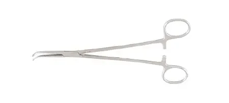 Miltex – Thoracic Forceps Gemini-Mixter 8 Inch Length OR Grade German Stainless Steel NonSterile Ratchet Lock Finger Ring Handle Full Curved Delicate Serrated Tips – 7-257