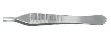 Miltex – Tissue Forceps Adson-Brown 4-3/4 Inch Length OR Grade German Stainless Steel NonSterile NonLocking Thumb Handle Straight 7 X 7 Teeth – 6-124