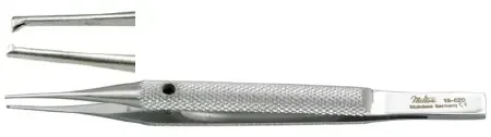 Miltex – Tissue Forceps Kirby 4 Inch Length OR Grade German Stainless Steel NonSterile NonLocking Round Thumb Handle Straight 1 X 2 Teeth – 18-620