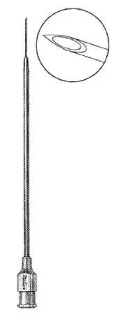 Miltex – Tonsil Needle Straight Style 23 Gauge 4-1/2 Inch Luer Lock Type – 20-426