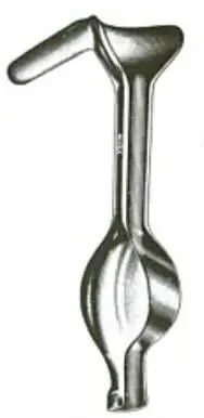 Miltex – Vaginal Speculum/Retractor Auvard NonSterile Surgical Grade German Stainless Steel Medium Single-ended Angled 75° Weighted 2.5 lbs. Reusable Without Light Source Capability – 30-187