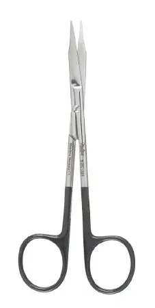 Miltex SuperCut – Operating Scissors Goldman-Fox 5 Inch Length OR Grade Stainless Steel NonSterile Finger Ring Handle Curved Blade Blunt Tip / Blunt Tip – 5-SC-320