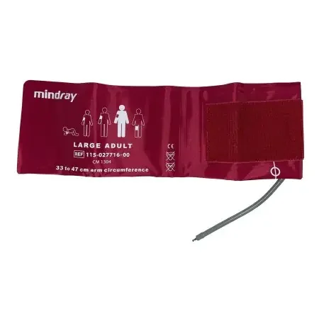 Mindray – Blood Pressure Cuff Adult Arm Large Cuff 33 – 47 cm Nylon Cuff – 115-027716-00