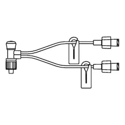 Mini Bifuse* – Extension Set 7 Inch Tubing 0.37 mL Priming Volume DEHP – MBF27DTL