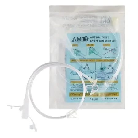 Mini ONE – Right Angle Connector with Y-Port Adapter 24 Inch, Clear – 8-2422
