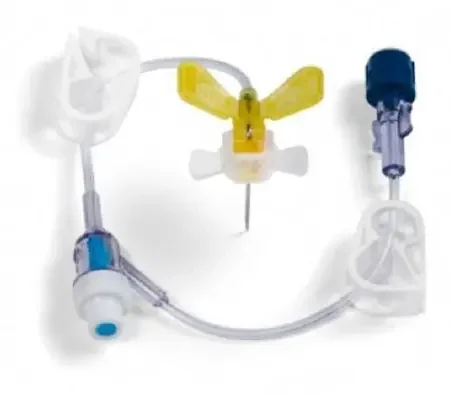 MiniLoc – Huber Infusion Set 19 Gauge 1-1/2 Inch 8 Inch Tubing Y-Site Injection Port – 0681915
