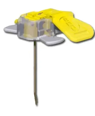 MiniLoc – Huber Infusion Set 19 Gauge 1 Inch 8 Inch Tubing Y-Site Injection Port – 0681910