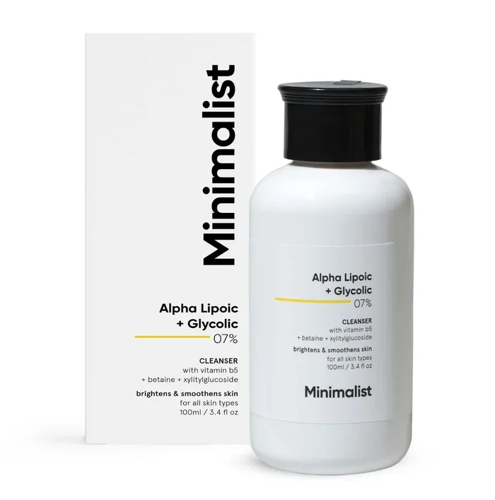 Minimalist Alpha Lipoic + Glycolic 07% Face Cleanser – 100 ML