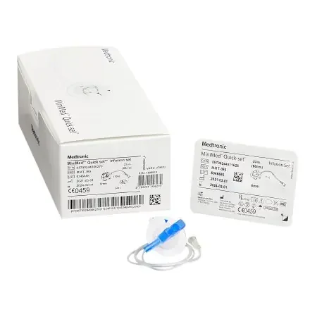 MiniMed Quick-set – Infusion Set 6 mm 23 Inch Tubing Without Port – MMT-393