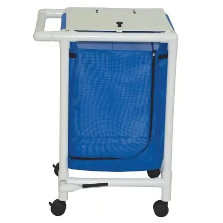 MJM International – Single Hamper with Bag 4 Casters 25.71 gal. – 218-S-FP