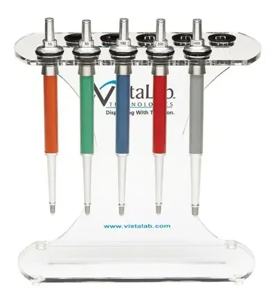 MLA – Pipette Stand 10 Place, Clear Acrylic For Pipettes – 1700