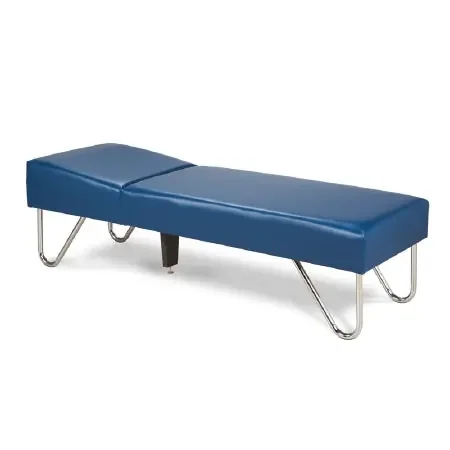Model 3600 – Chrome-Leg Couch Recovery Couch Fixed Height – 3600-24-3BK