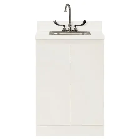 Model 6024 – Base Cabinet with Sink Floor Standing Steel Without Drawers Without Shelves Without Locks – 6024