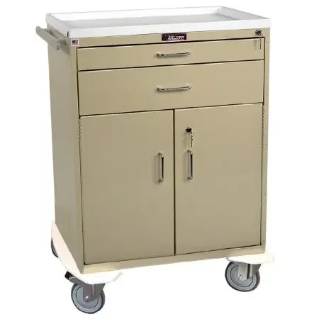 Model 6200 – Procedure Cart Steel 41-1/2 X 32 X 22 Inch Sand (1) 3 Inch, (1) 6 Inch Drawer – 6200