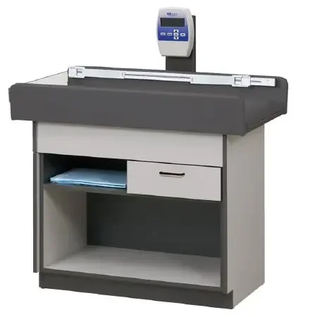 Model 7810 – Pediatric Treatment Table With Scale Fixed Height – 7810-3WG-1GR-2GR