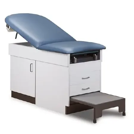 Model 8890 – Family Practice Table with Step Stool Fixed Height – 8890-1MP-2MP-3BK-5S