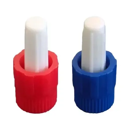 Molded Products – Luer Cap Red, Blue, Male Luer, Sterile – MPC-125RB
