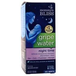 Mommy’s Bliss Gripe Water – Night Time Age 1 Month+ 4 fl.oz