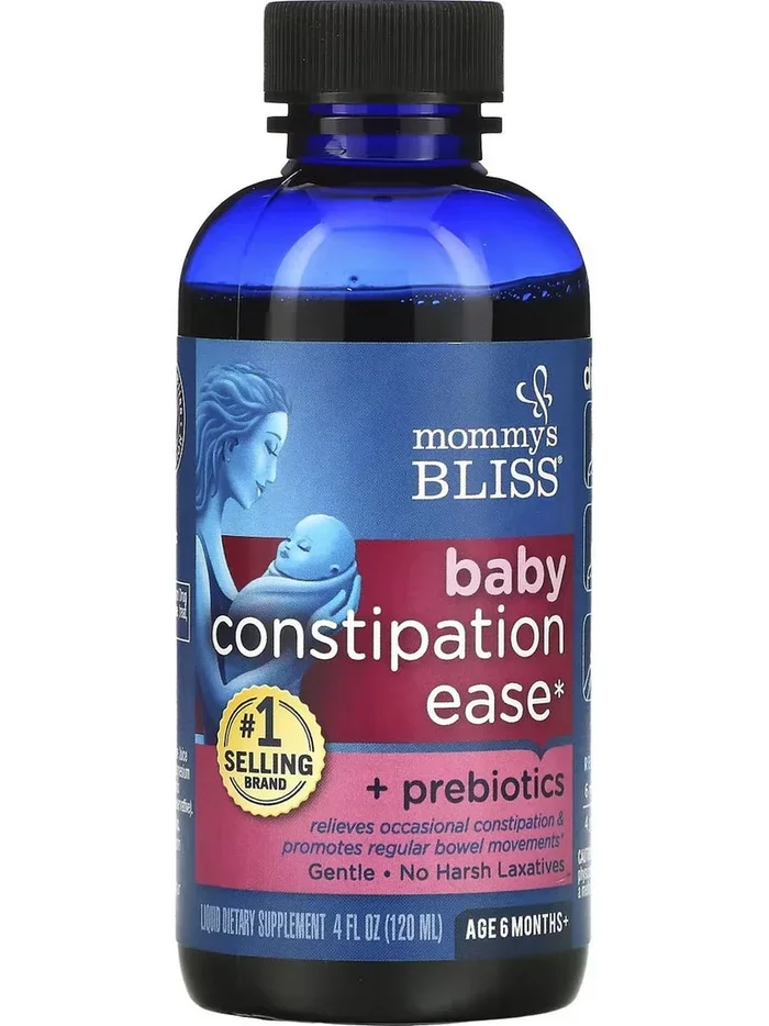 Mommy’s Bliss, Baby Constipation Ease + Prebiotics, Age 6 Months +, 4 fl oz