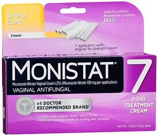 Monistat 7 – Vaginal Antifungal 2% Strength Suppository 7 per Box Applicator – 63736002615