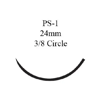 Monocryl – Suture with Needle Absorbable Uncoated Undyed Suture Monofilament Poliglecaprone Size 3 – 0 27 Inch Suture 1-Needle 24 mm Length 3/8 Circle Precision Point – Reverse Cutting Needle – Y936H