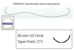 Monocryl Plus – Suture with Needle Absorbable Uncoated Undyed Suture Poliglecaprone 25 with Irgacare MP Suture Size 2 – 0 70 cm Suture 1-Needle 36 mm Length 1/2 Circle Taper Point Needle – SXMP1B414