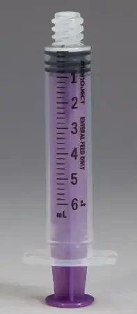 Monoject – Enteral Feeding / Irrigation Syringe 6 mL Bulk Pack Enfit Tip Without Safety – 8881106015