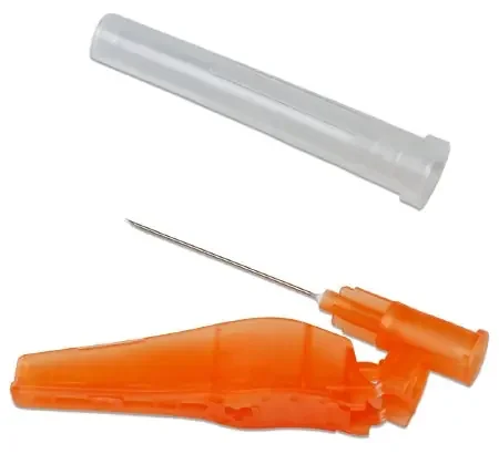 Monoject – Hypodermic Needle Hinged Safety Needle 22 Gauge 1 Inch Length Regular Wall – 1182210