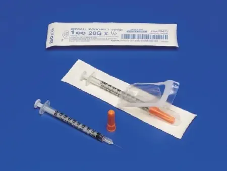 Monoject – Insulin Syringe with Needle 0.5 mL 30 Gauge 5/16 Inch Regular Wall NonSafety – 8881600700