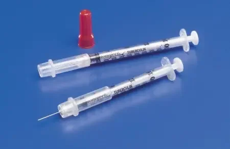 Monoject – Insulin Syringe with Needle 0.5 mL 30 Gauge 5/16 Inch Regular Wall Sliding Safety Needle – 8881511336