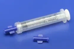 Monoject – Safety Syringe Tip Cap Blue, Sterile, Integral Luer Plug – 8881682010