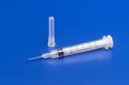 Monoject – Syringe with Hypodermic Needle 3 mL 20 Gauge 1-1/2 Inch Regular Wall NonSafety – 8881513058