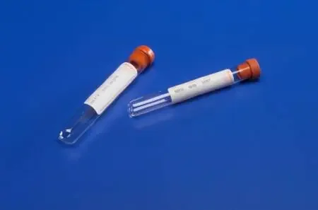 Monoject – Venous Blood Collection Tube Round Bottom Plain 13 X 75 mm 5 mL Red Conventional Closure Glass Tube – 8881301413-