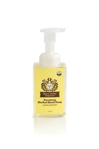 Moon Valley Organics Foaming Herbal Hand Soap Lemon Rosemary 8.8 oz Liquid