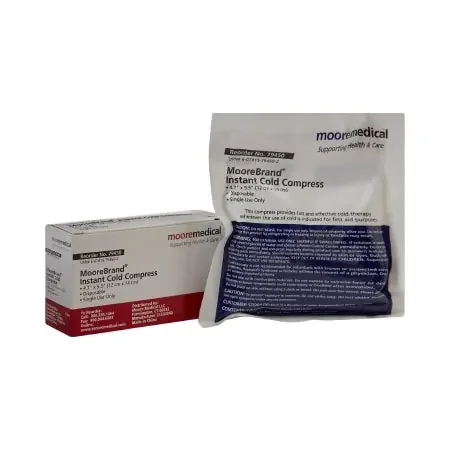 Moorebrand – Instant Cold Pack MooreBrand General Purpose 4-7/10 X 5-1/2 Inch Plastic / Ammonium Nitrate / Water Disposable – 79450