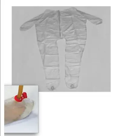 Mort-Port – Post Mortem Unionall 3X-Large PVC Zipper Closure, 1/2 Length – MP-UA-C-XXXL