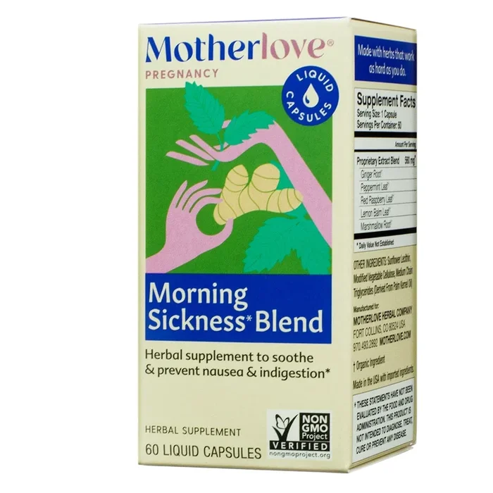 Motherlove Morning Sickness Blend Liquid Capsules – Final Sale