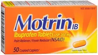 Motrin IB – Pain Relief 200 mg Strength Ibuprofen Tablet 50 per Bottle – 30300450481024