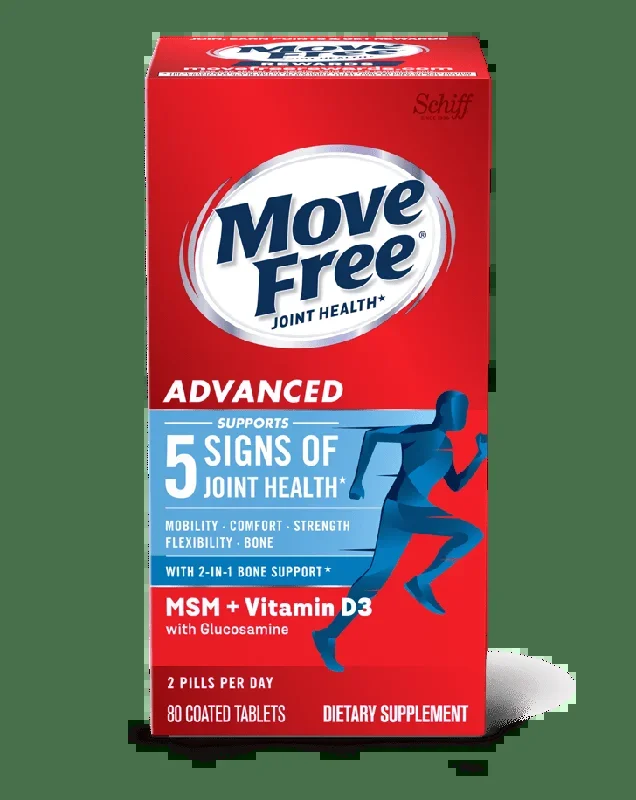 Move Free Advanced MSM + Vitamin D3 Glucosamine Chondroitin Joint Supplement
