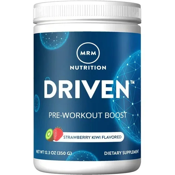 MRM (Metabolic Response Modifiers) Driven- Pre-Workout Boost – Strawberry-Kiwi 12.3 oz (350 g) Powder