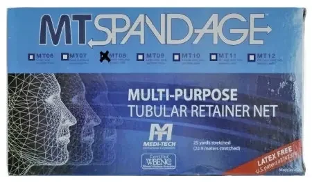 MT Spandage – Elastic Net Retainer Dressing Tubular Elastic 10 Yard Size 8 White Medium Chest / Back / Perineum / Axilla NonSterile – MT108