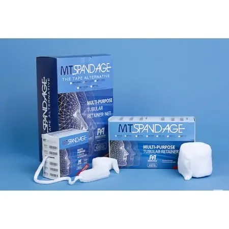 MT Spandage – Elastic Net Retainer Dressing Tubular Elastic 30 Yard Size 12 White 3X-Large Chest / Back / Perineum / Axilla NonSterile – MT12