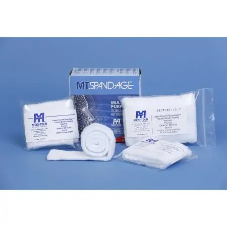 MT Spandage Pre-Cuts – Elastic Net Retainer Dressing Tubular / Pre-Cut Elastic 8 X 24 Inch Size 8 White Medium Chest / Back / Perineum / Axilla NonSterile – MT8X24