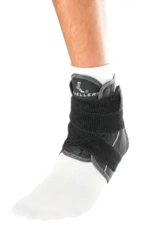 Mueller Hg80 – Ankle Brace Medium Lace-Up / Hook and Loop Closure Male 9 to 11 / Female 10 to 12 Left or Right Foot – 49712