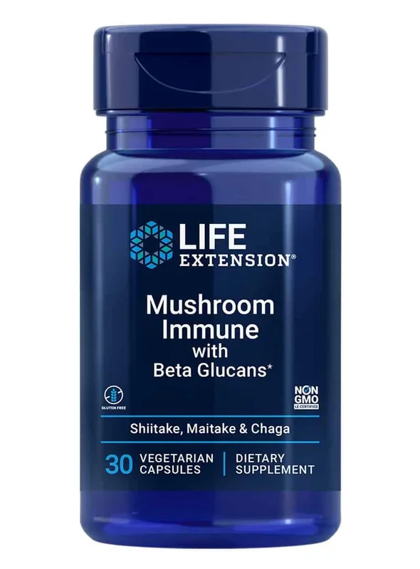 Mushroom Immune with Beta Glucans by Life Extension