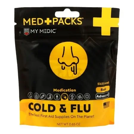 My Medic MED PACKS Cold & Flu – First Aid Kit Plastic Pouch – MM-KIT-S-MD-PK-COLD-FLU-EA
