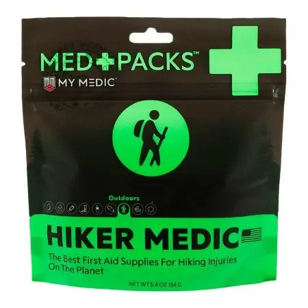 My Medic MED PACKS Hiker Medic – First Aid Kit Plastic Pouch – MM-KIT-S-MD-PK-HM-GEN